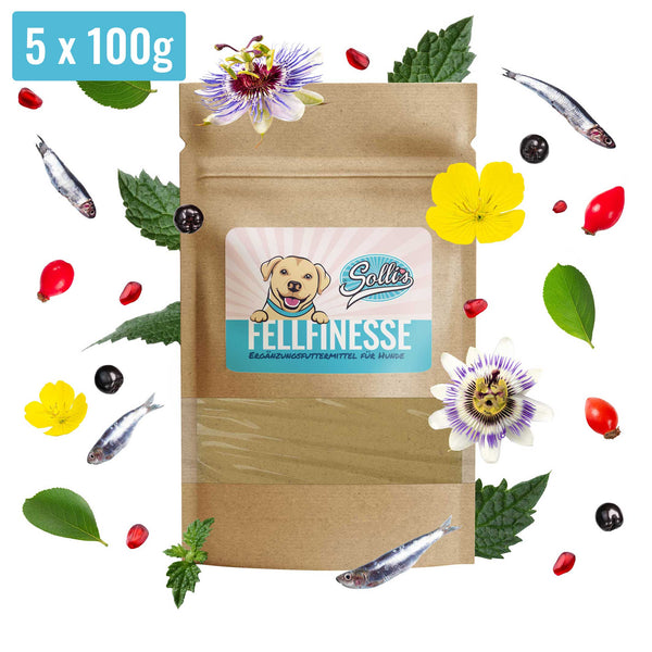 Fellfinesse - Pulver für Haut & Fell Sparpaket | 500g