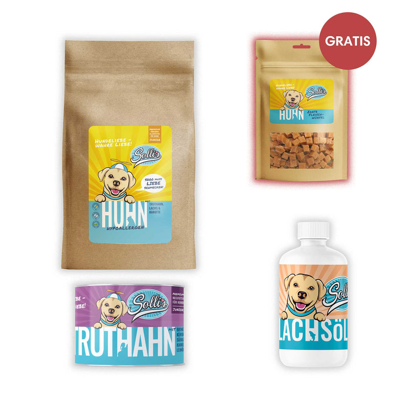 Junior chicken tasting pack + FREE chicken meat cubes