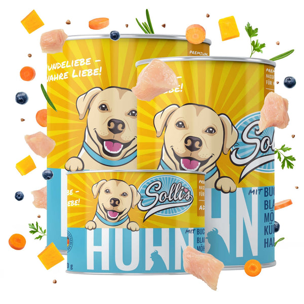 Nassfutter Huhn | Adult - Solli's Hundebedarf