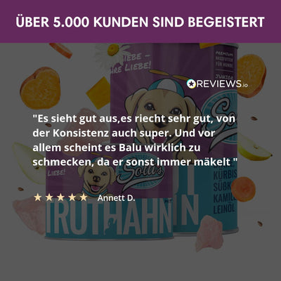 Probe Nassfutter Truthahn | Junior 200g - Solli's Hundebedarf