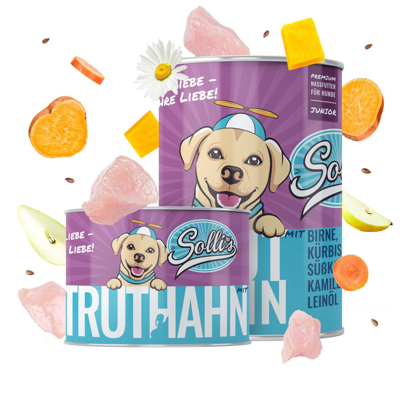Probe Nassfutter Truthahn | Junior 200g - Solli&