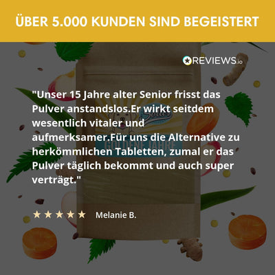 Seniorenpulver Goldene Jahre - Gegen Altersbeschwerden - Solli's Hundebedarf