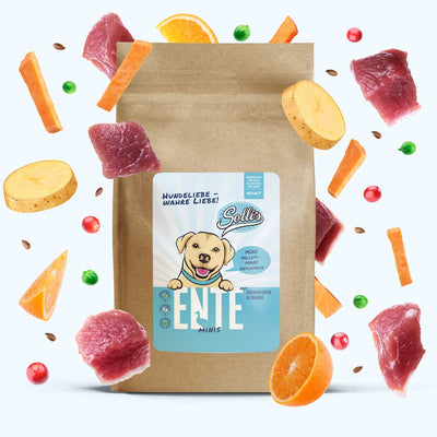 Trockenfutter Ente - Minis | kleine Rassen - Solli's Hundebedarf