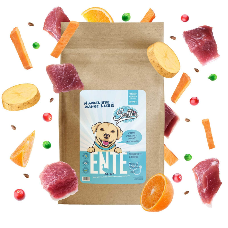 Trockenfutter Ente - Minis | kleine Rassen - Solli&