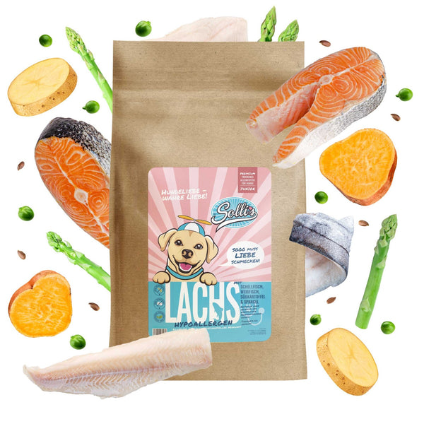 Trockenfutter Lachs | Welpenfutter - Regular - Solli's Hundebedarf