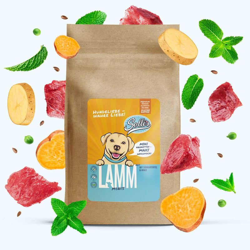 Trockenfutter Lamm - Minis | kleine Rassen - Solli&