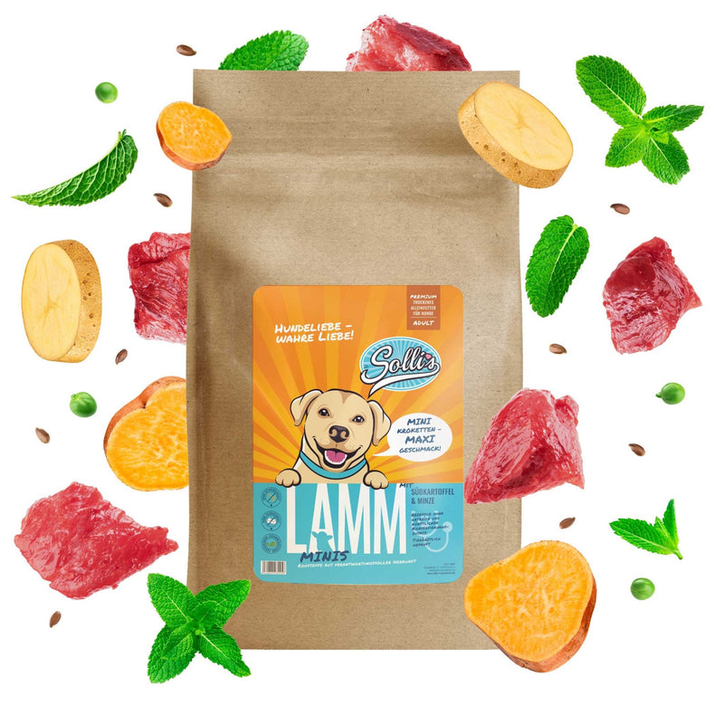 Trockenfutter Lamm - Minis | kleine Rassen - Solli&